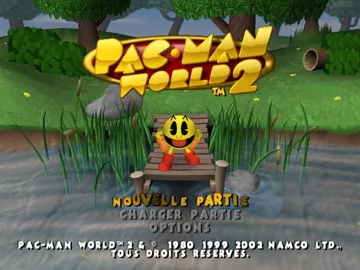 Pac-Man World 2 screen shot title